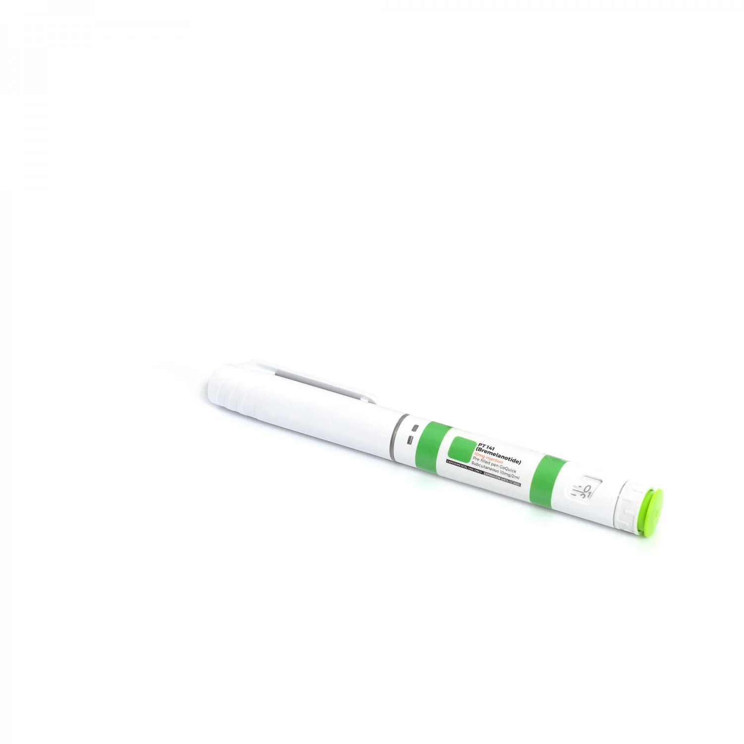 PT-141 (Bremelanotide) — research-use-only reference standard, vial