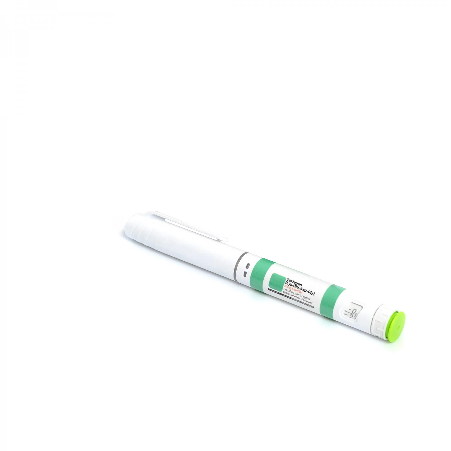 Testagen (Lys-Glu-Asp-Gly) — research-use-only reference standard, vial
